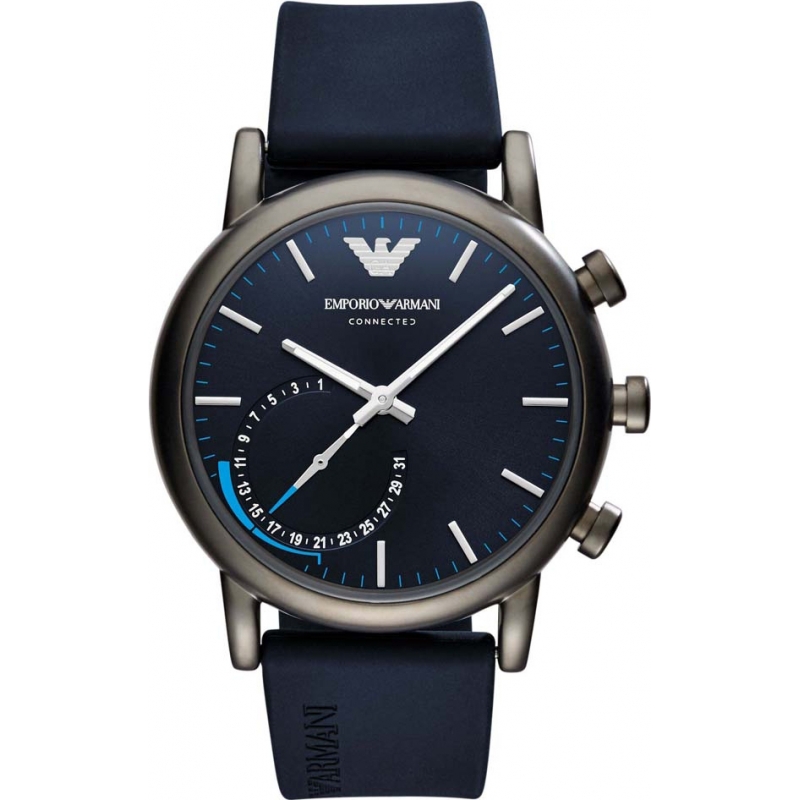 Emporio Armani Connected ART3009 Blue Smartwatch | ChrisElli