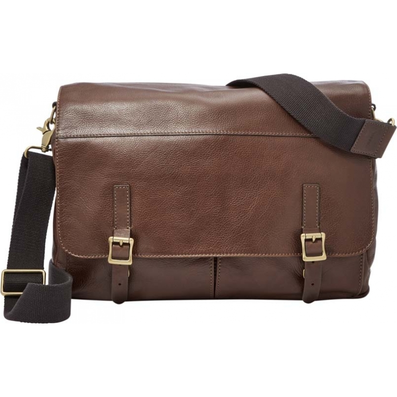 fossil men's defender messenger bag